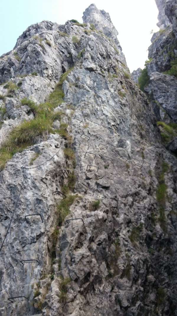 Inizio ferrata Centenario