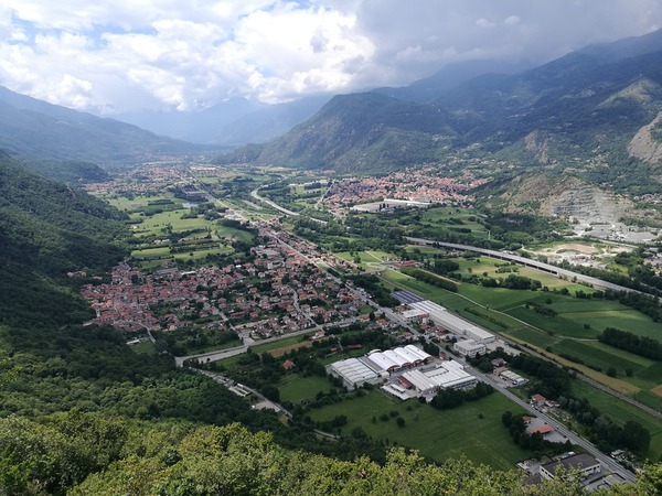 Vista dalla parete