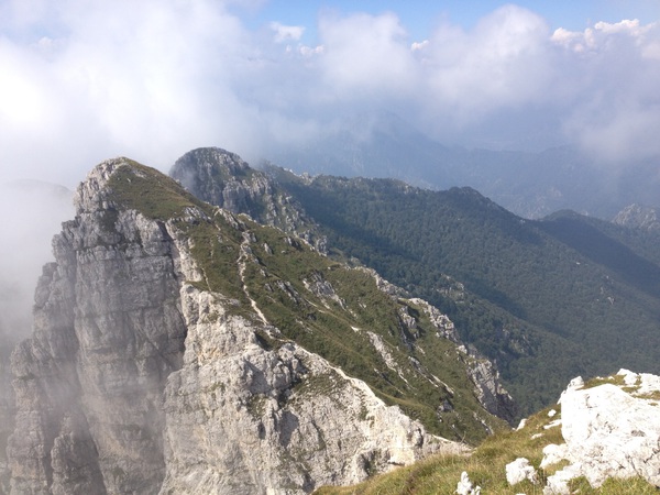 Panorama da punta Cermenati