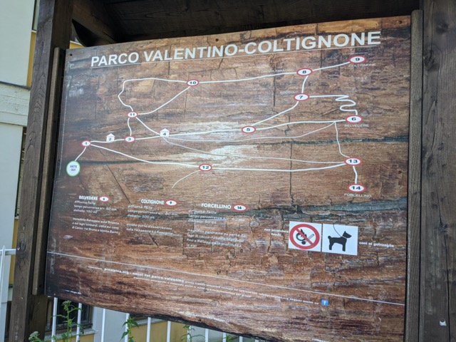 Mappa parco Valentino