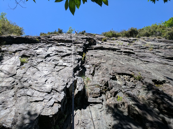 Arrivo in cima